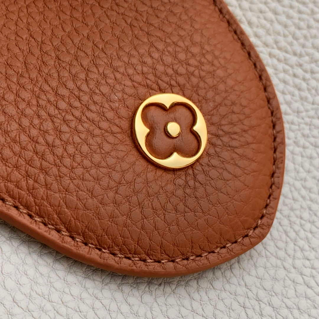 LV M12956 Louis Vuitton Capucines Mini Bag Taurillon leather Galet Gray