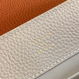 LV M12956 Louis Vuitton Capucines Mini Bag Taurillon leather Galet Gray - Default Title - View 8