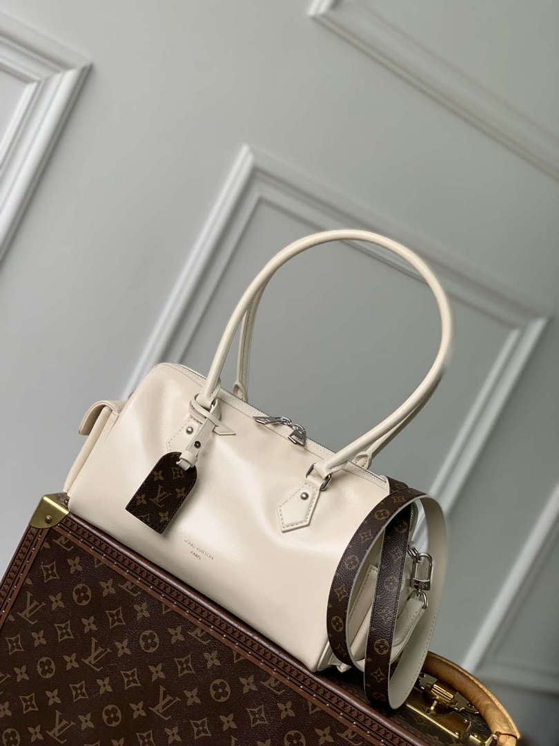 LV M12965 Louis Vuitton Speedy Cargo Vibe Bag Vanilla