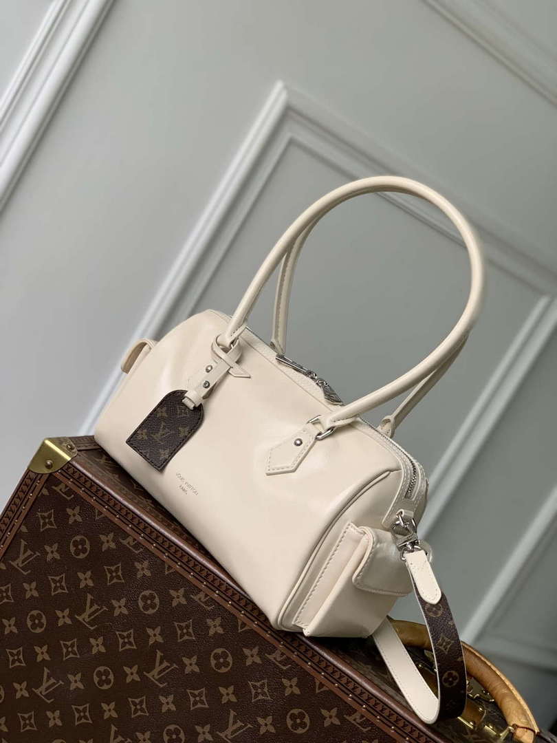 LV M12965 Louis Vuitton Speedy Cargo Vibe Bag Vanilla