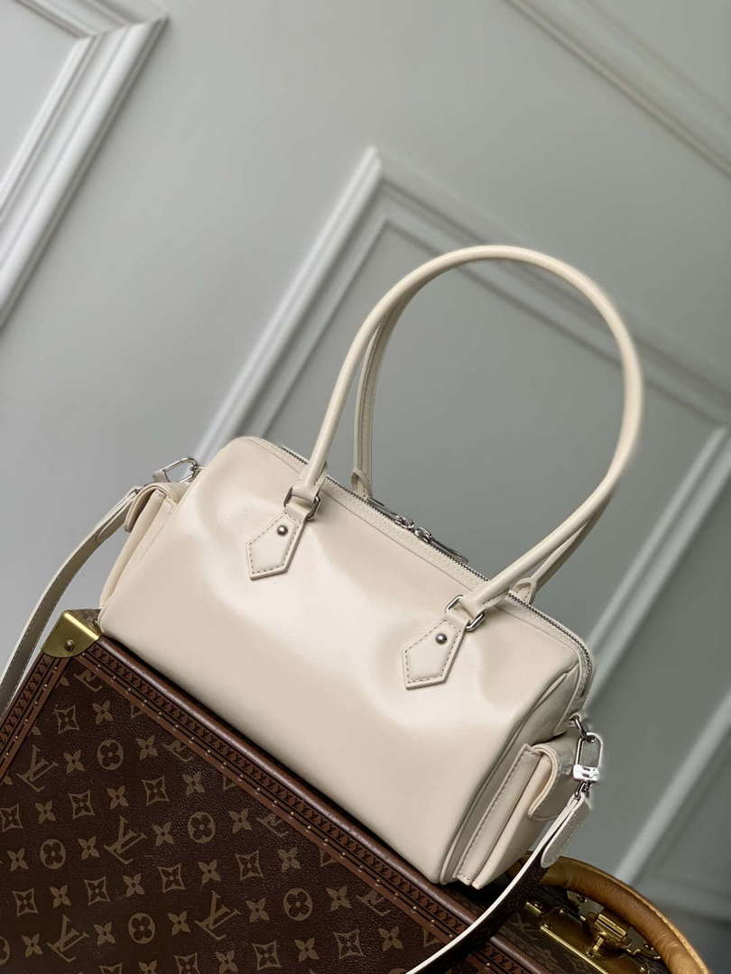 LV M12965 Louis Vuitton Speedy Cargo Vibe Bag Vanilla