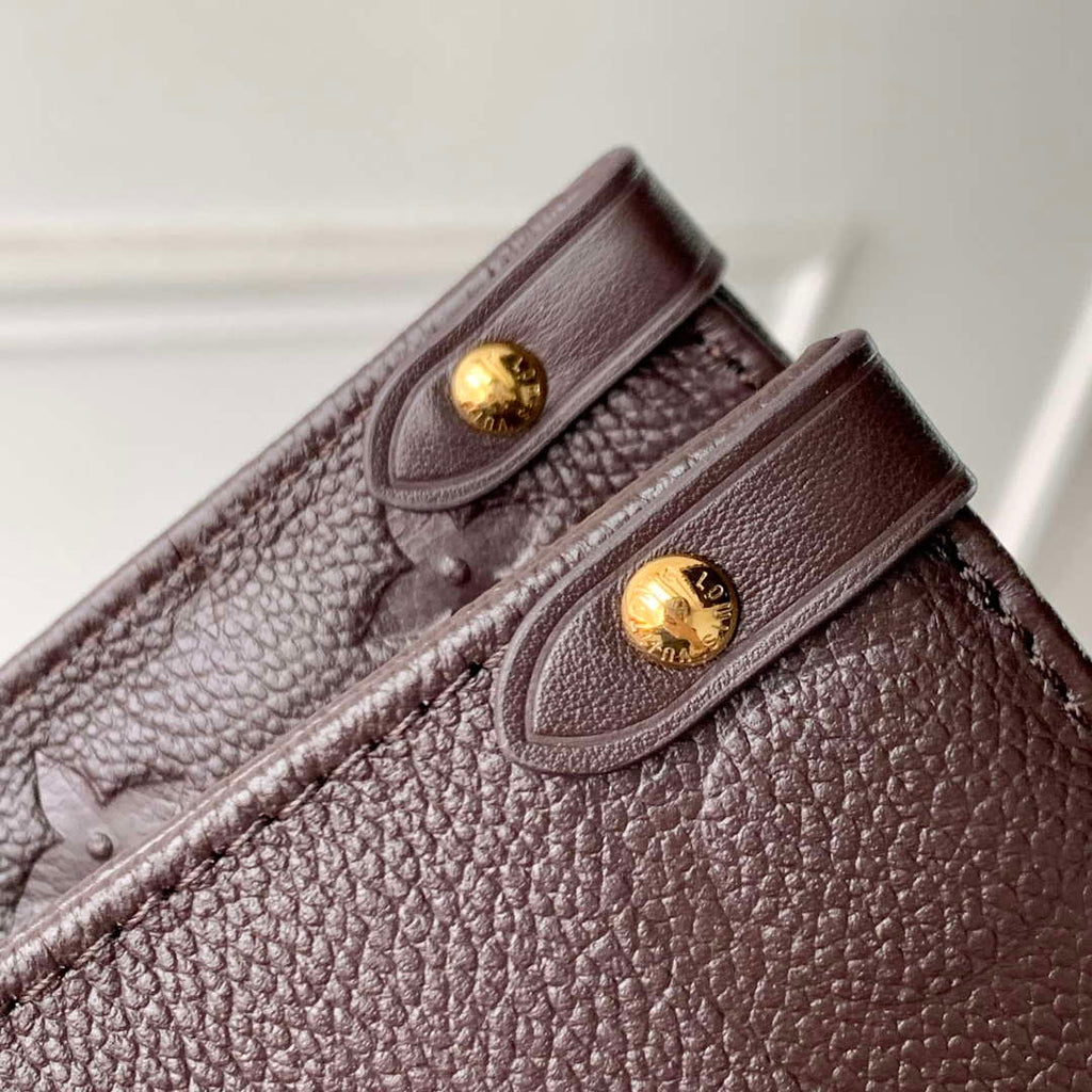 LV M12967 Louis Vuitton OnTheGo MM Handbag Chocolate Brown
