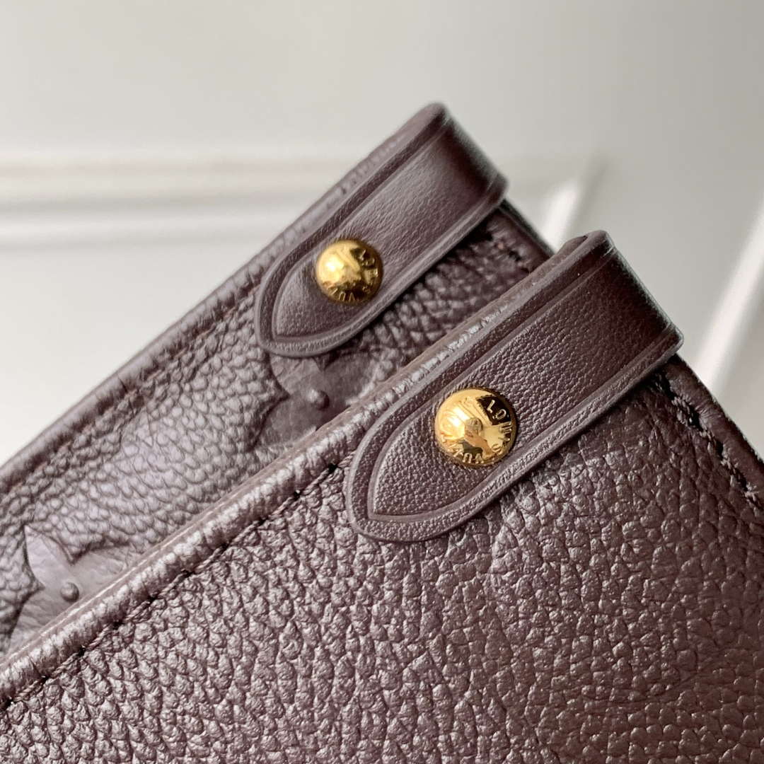 LV M12967 Louis Vuitton OnTheGo MM Handbag Chocolate Brown