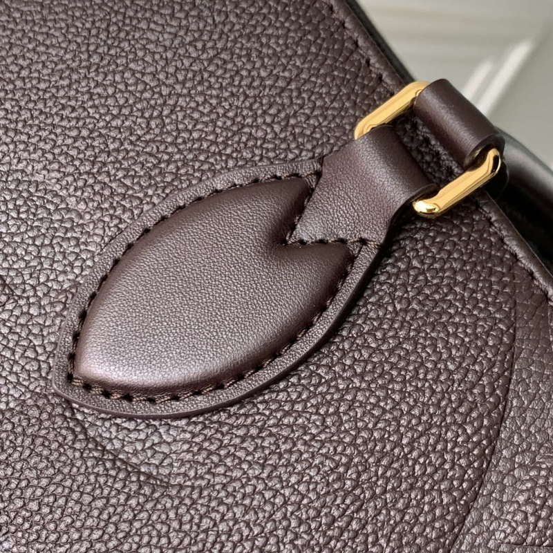 LV M12967 Louis Vuitton OnTheGo MM Handbag Chocolate Brown
