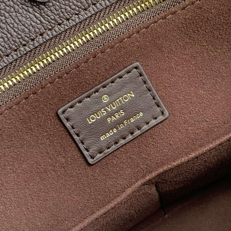 LV M12967 Louis Vuitton OnTheGo MM Handbag Chocolate Brown - Default Title - View 8
