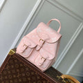 LV M12987 Louis Vuitton Backup Bicolor Monogram Empreinte leather  Pink - Default Title - View 1