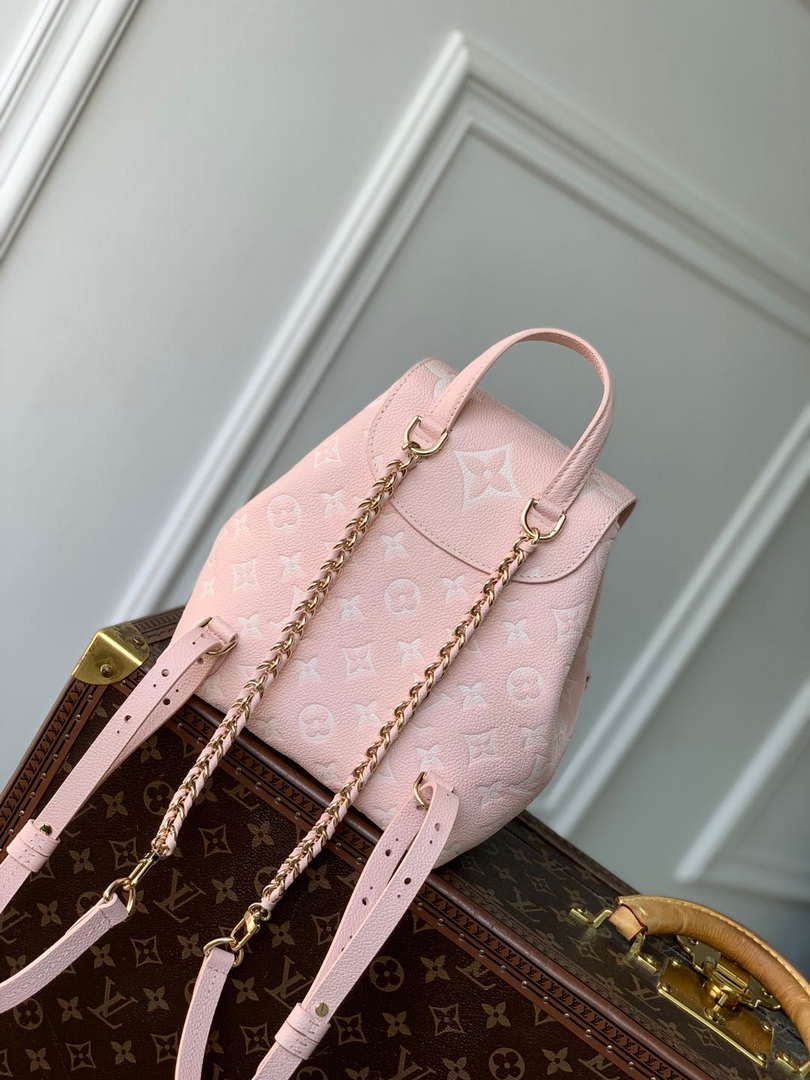 LV M12987 Louis Vuitton Backup Bicolor Monogram Empreinte leather  Pink - Default Title - View 3