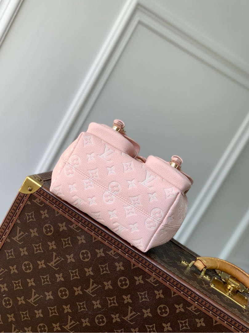 LV M12987 Louis Vuitton Backup Bicolor Monogram Empreinte leather  Pink