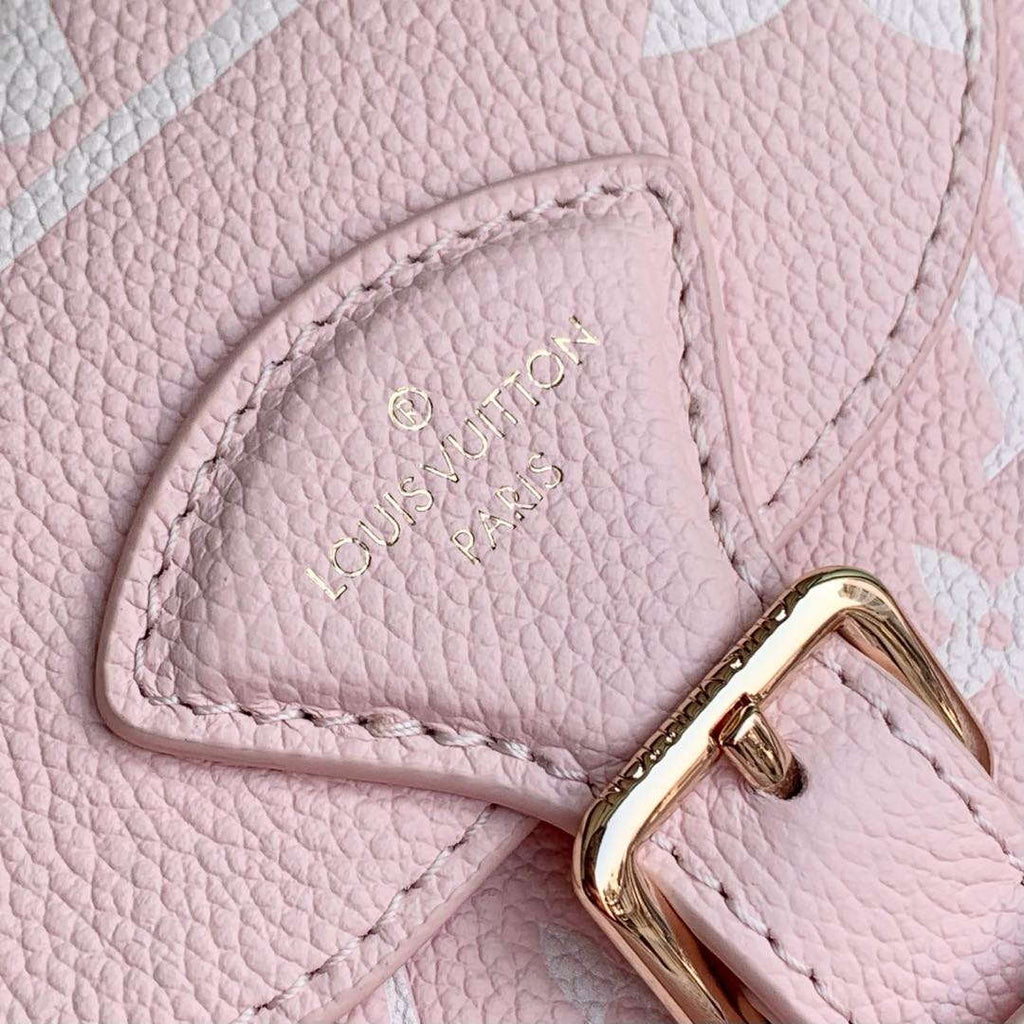 LV M12987 Louis Vuitton Backup Bicolor Monogram Empreinte leather  Pink
