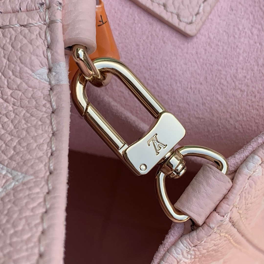 LV M12987 Louis Vuitton Backup Bicolor Monogram Empreinte leather  Pink