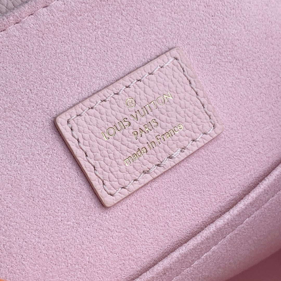 LV M12987 Louis Vuitton Backup Bicolor Monogram Empreinte leather  Pink