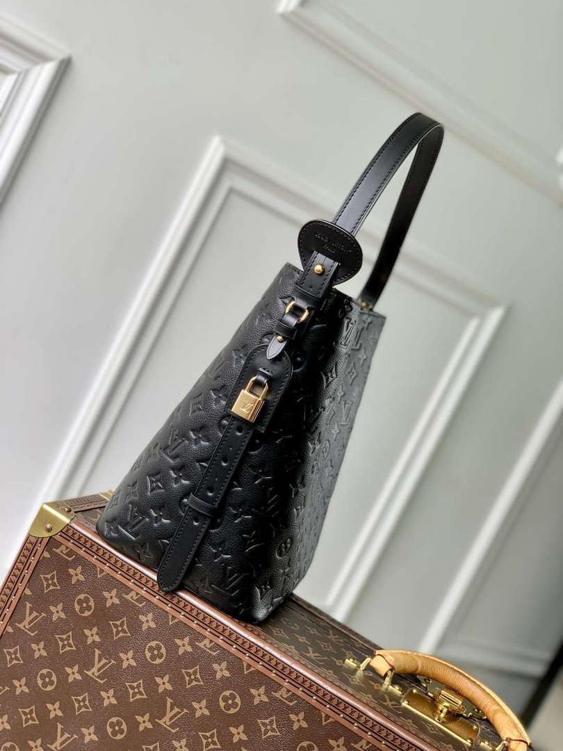 LV M13044 Louis Vuitton All In GM Bag Monogram Empreinte leather Black