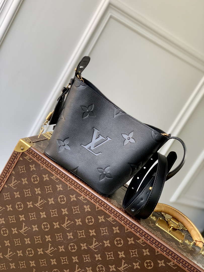 LV M13480 Louis Vuitton  All In BB Bag Monogram Empreinte leather Black