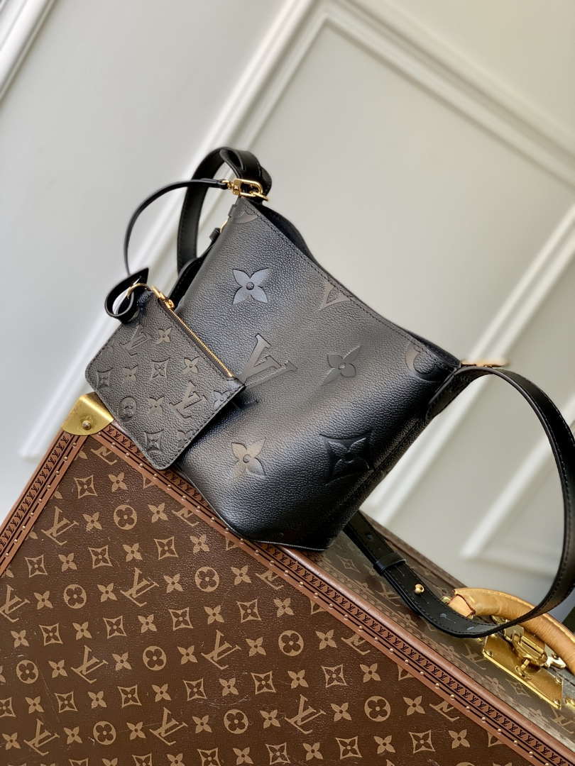 LV M13480 Louis Vuitton  All In BB Bag Monogram Empreinte leather Black