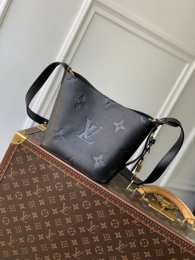 LV M13480 Louis Vuitton  All In BB Bag Monogram Empreinte leather Black