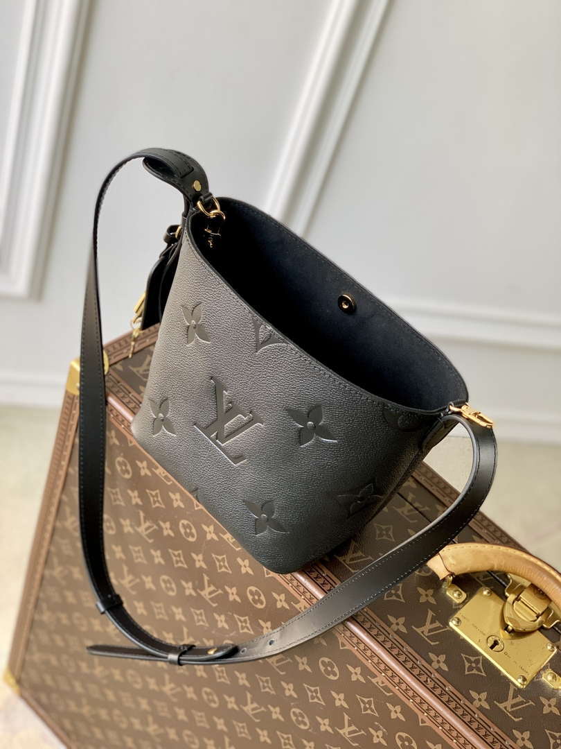 LV M13480 Louis Vuitton  All In BB Bag Monogram Empreinte leather Black - Default Title - View 10