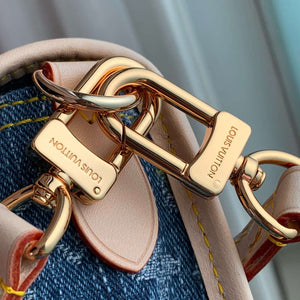 LV M13070 Louis Vuitton Diane Handbag Denim Blue - Default Title - View 6