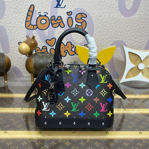 LV M13078 Louis Vuitton LV x TM Alma BB Bag Other Monogram Canvas Black - Default Title - View 1