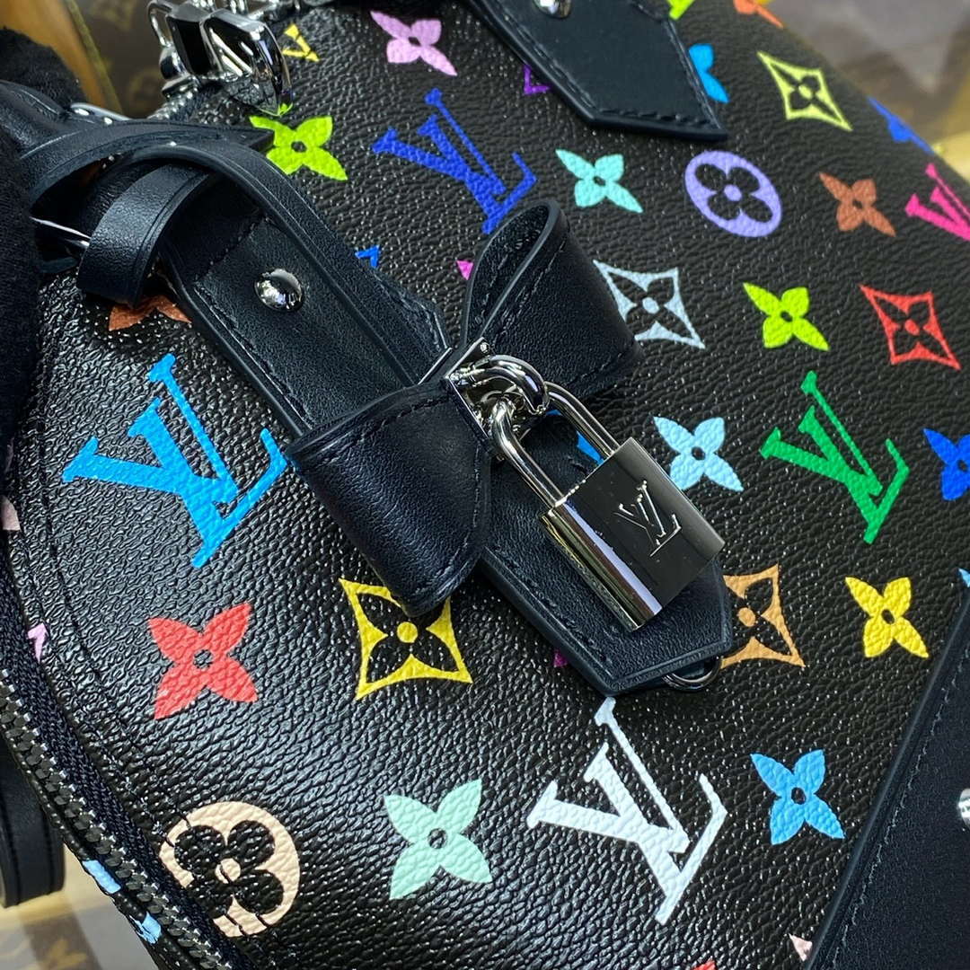 LV M13078 Louis Vuitton LV x TM Alma BB Bag Other Monogram Canvas Black - Default Title - View 4
