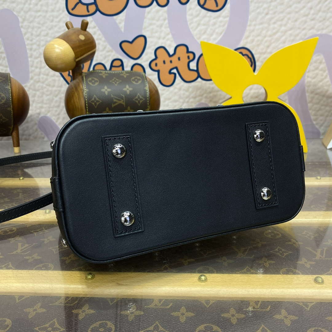 LV M13078 Louis Vuitton LV x TM Alma BB Bag Other Monogram Canvas Black - Default Title - View 9