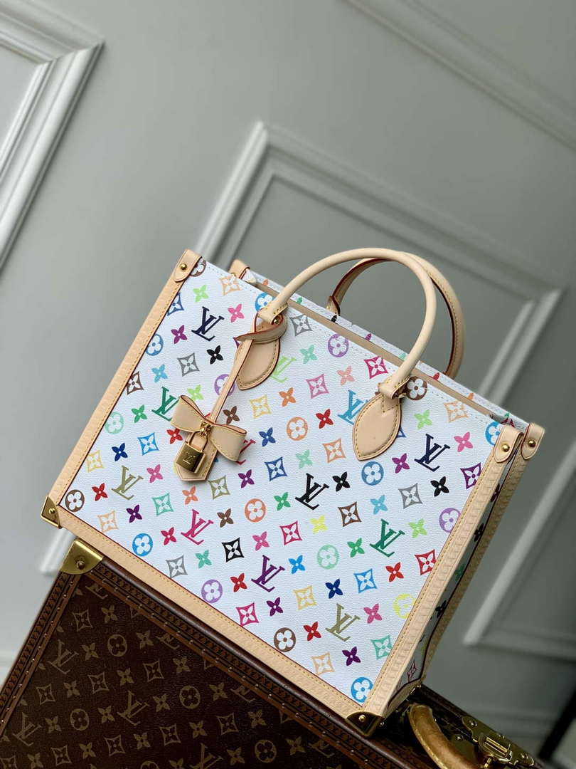 LV M13079 Louis Vuitton LV x TM OnTheGo MM Handbag Multicolored