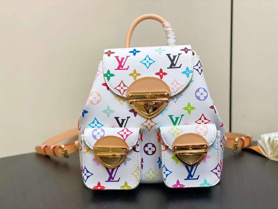 LV M13081 Louis Vuitton LV x TM Venice Backpack Multicolored Othre Monogram canvas - Default Title - View 1