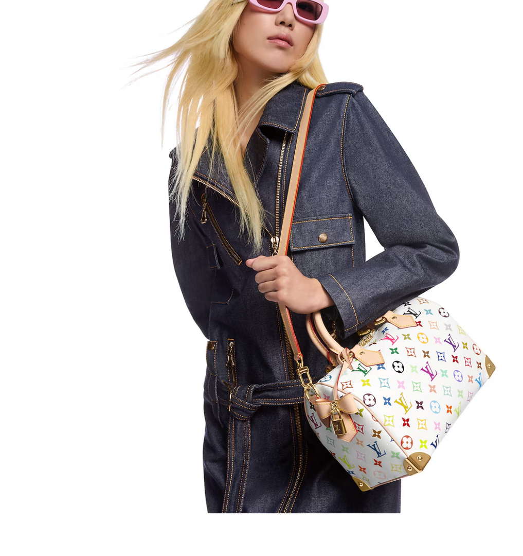 LV M13085 Louis Vuitton LV x TM Speedy Bandouliere 25 Multicolored