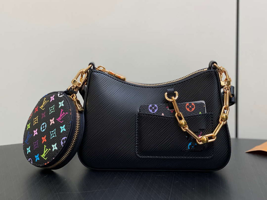LV M13099 Louis Vuitton LV x TM Marellini Black Multicolored