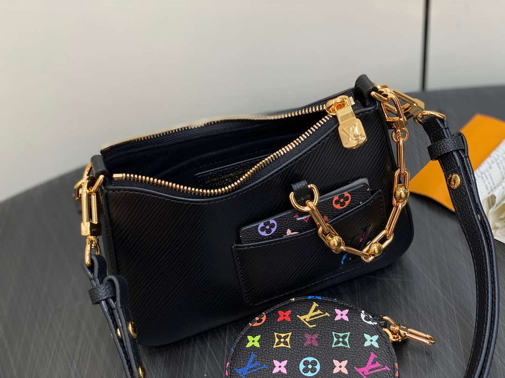 LV M13099 Louis Vuitton LV x TM Marellini Black Multicolored