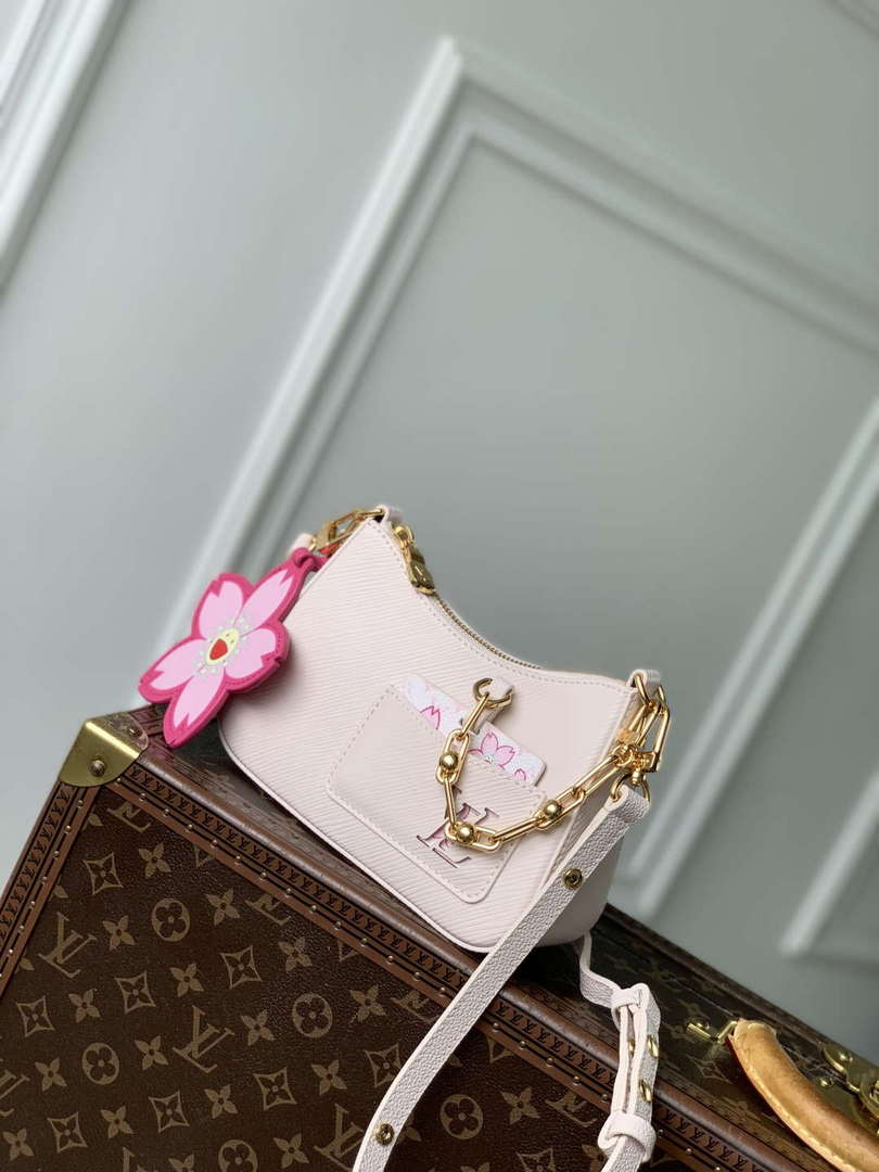 LV M13101 Louis Vuitton LV x TM Marellini Handbag Cheeky Pink - Default Title - View 2