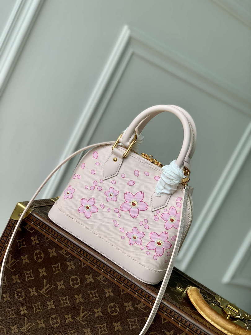 LV M13104 Louis Vuitton LV x TM Alma BB Handbag Cheeky Pink
