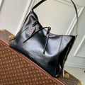 LV M13105 Louis Vuitton LV x TM CarryAll Vibe MM Bag Black - Default Title - View 1