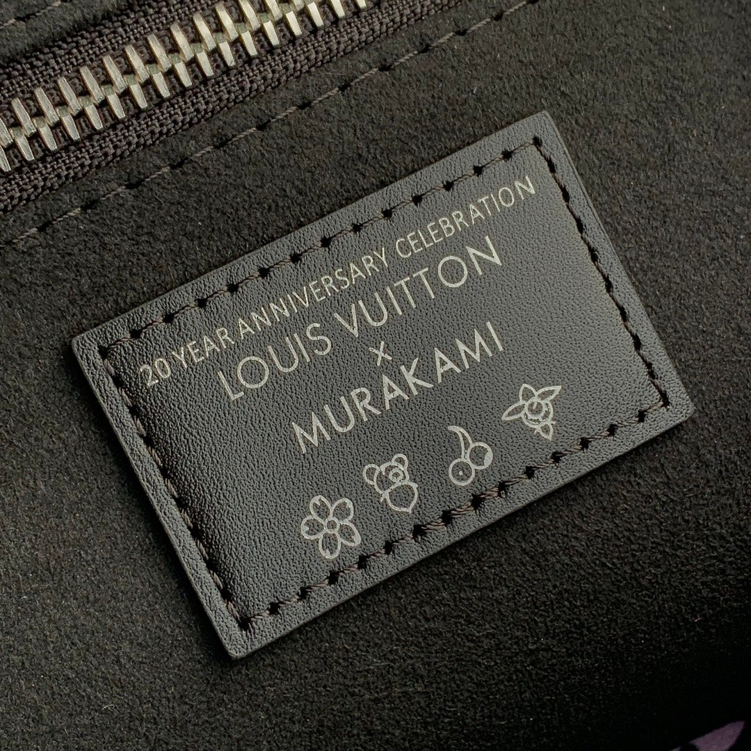 LV M13105 Louis Vuitton LV x TM CarryAll Vibe MM Bag Black