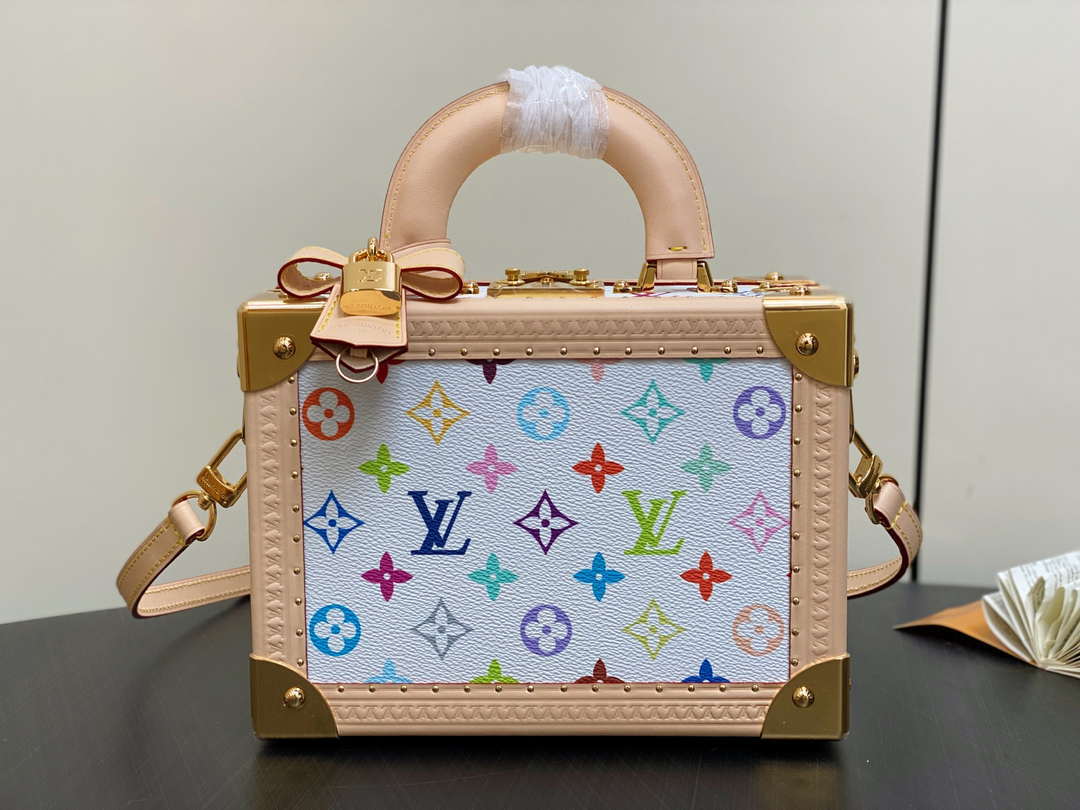 LV M13125 Louis Vuitton LV x TM Petite Valise Multicolored