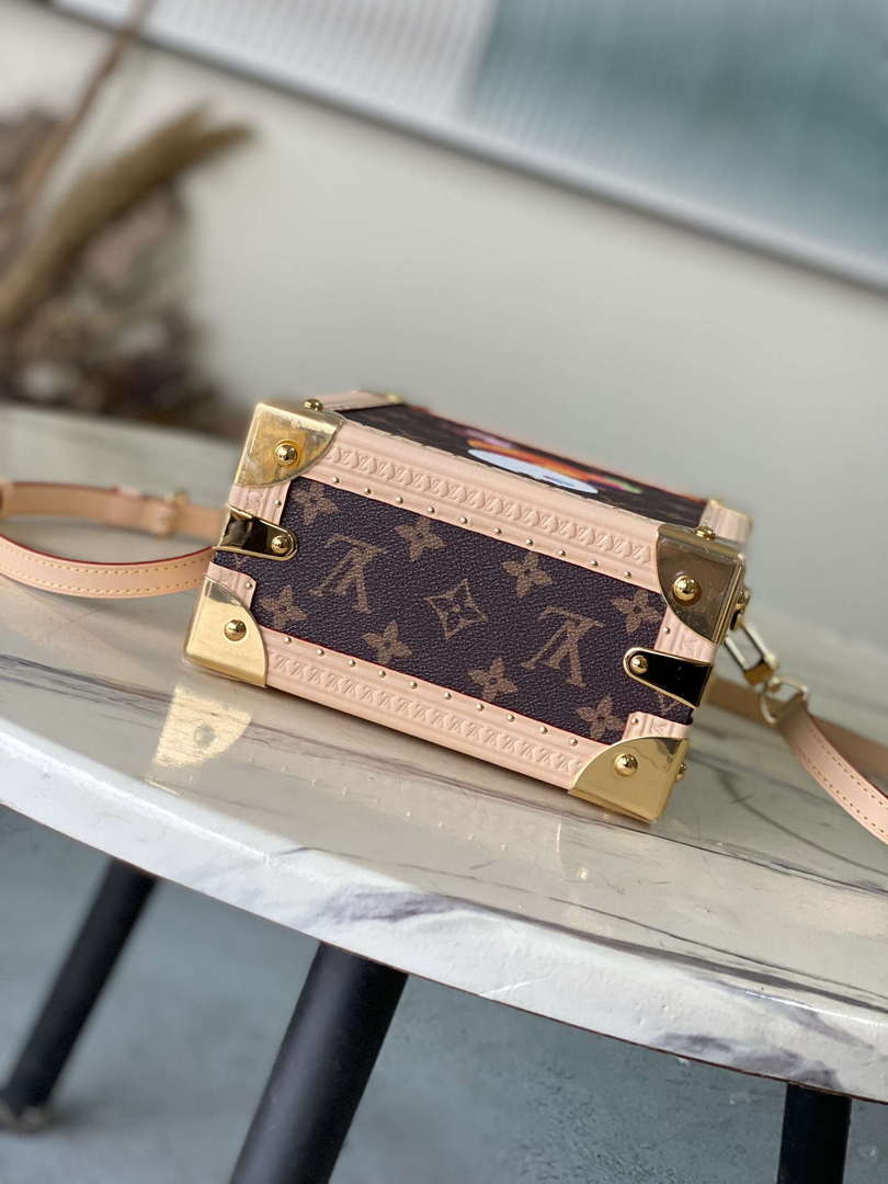 LV M13127 Louis Vuitton LV x TM Mini Square Trunk Monogram - Default Title - View 4