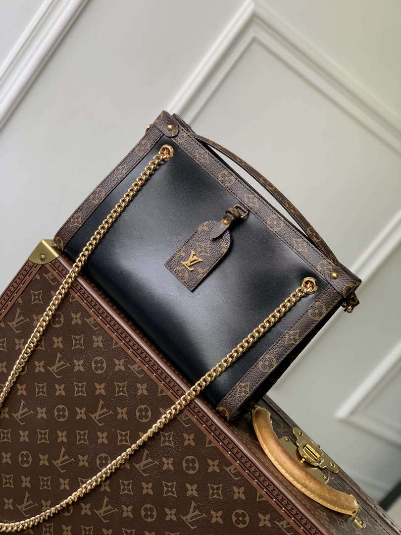 LV M13140 Louis Vuitton Nova PM Calfskin leather Bag Black - Default Title - View 1
