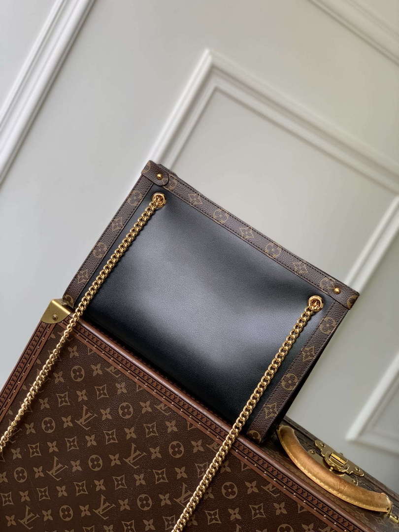 LV M13140 Louis Vuitton Nova PM Calfskin leather Bag Black - Default Title - View 3