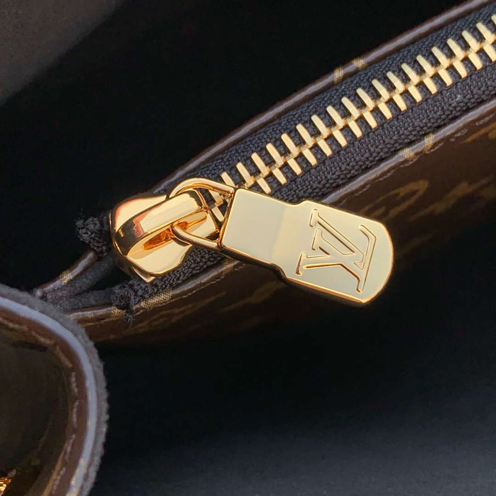 LV M13140 Louis Vuitton Nova PM Calfskin leather Bag Black