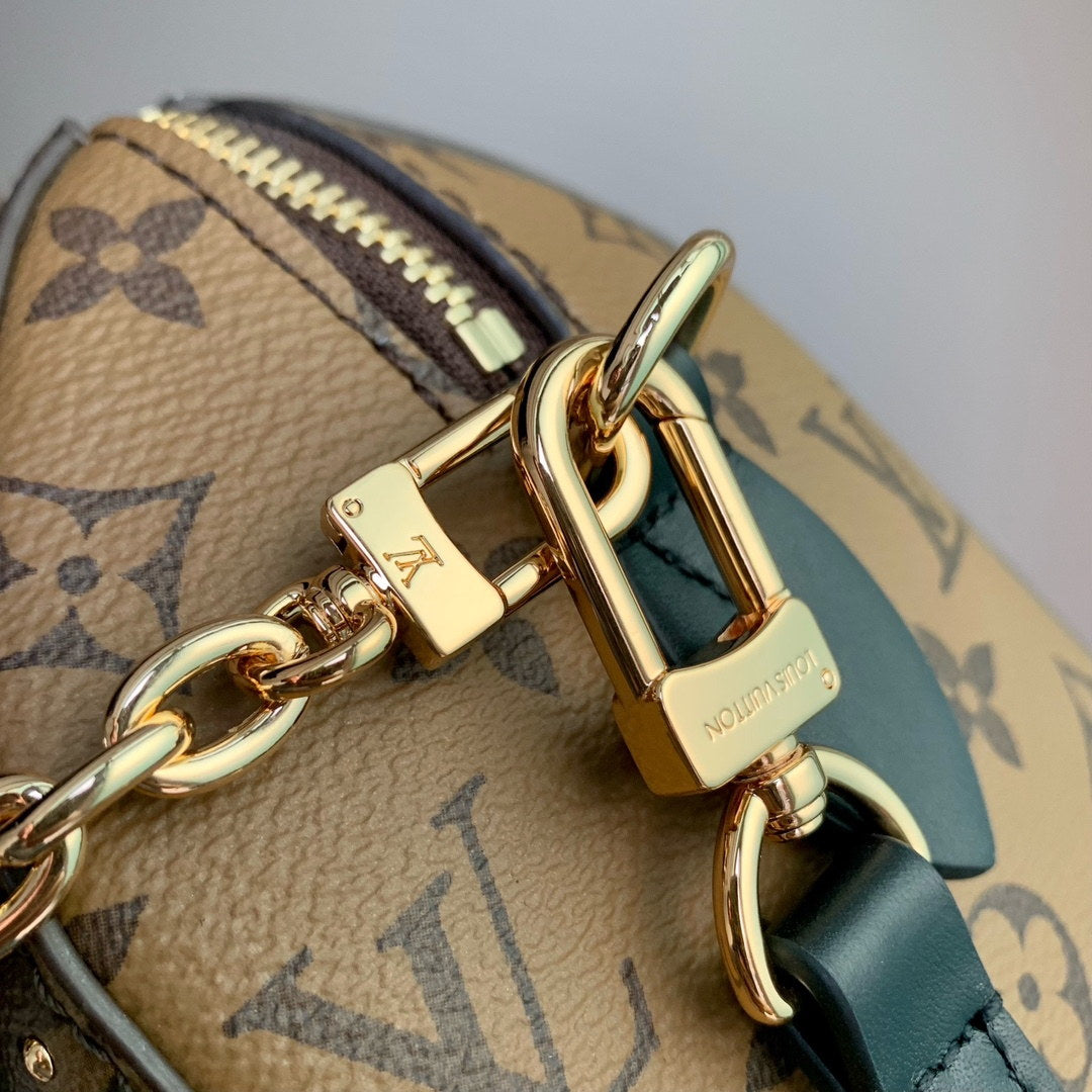 LV M13146 Louis Vuitton Speedy Trunk 20 Bag Monogram