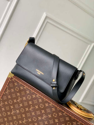 LV M13148 Louis Vuitton Low Key Messenger Bag Black - Default Title - View 1