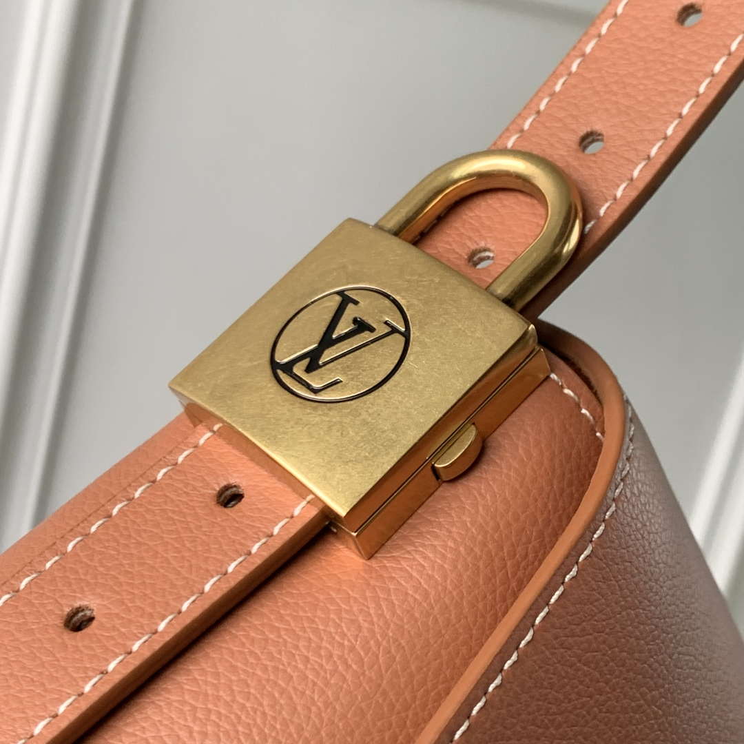 LV M13151 Louis Vuitton Low Key Messenger Bag Cognac Brown