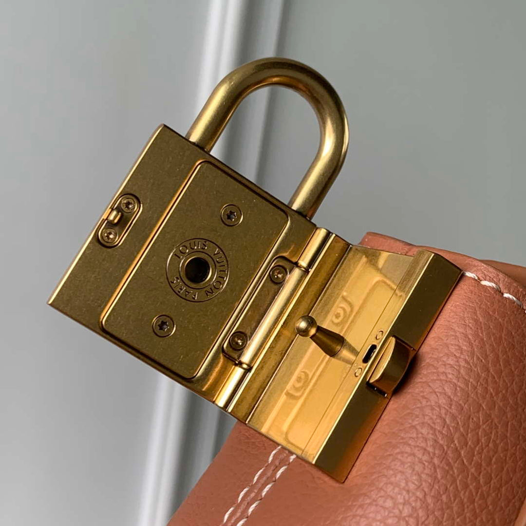LV M13151 Louis Vuitton Low Key Messenger Bag Cognac Brown