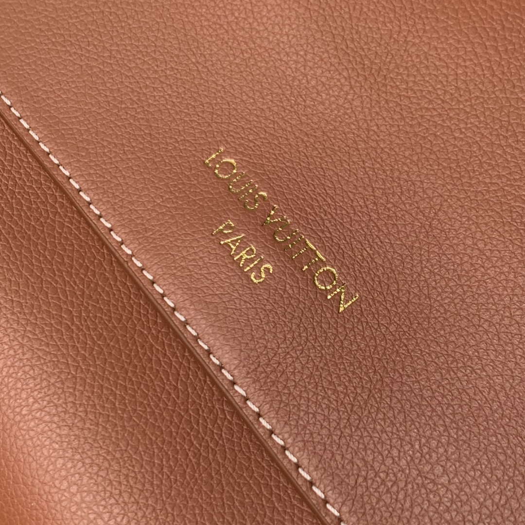 LV M13151 Louis Vuitton Low Key Messenger Bag Cognac Brown
