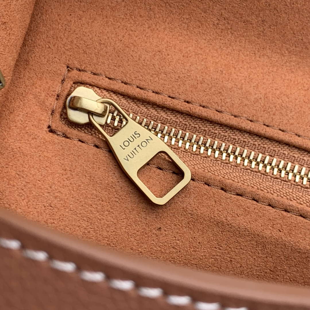 LV M13151 Louis Vuitton Low Key Messenger Bag Cognac Brown