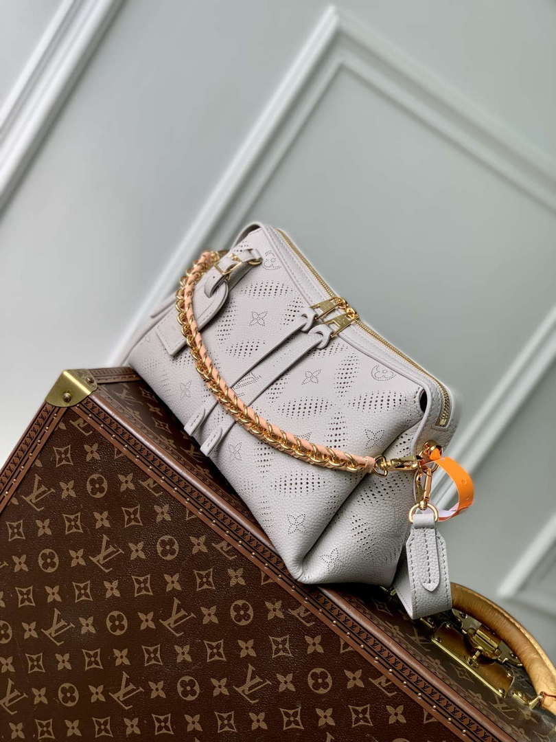 LV M13157 Louis Vuitton Hand It All PM Bag Pink Gray - Default Title - View 2
