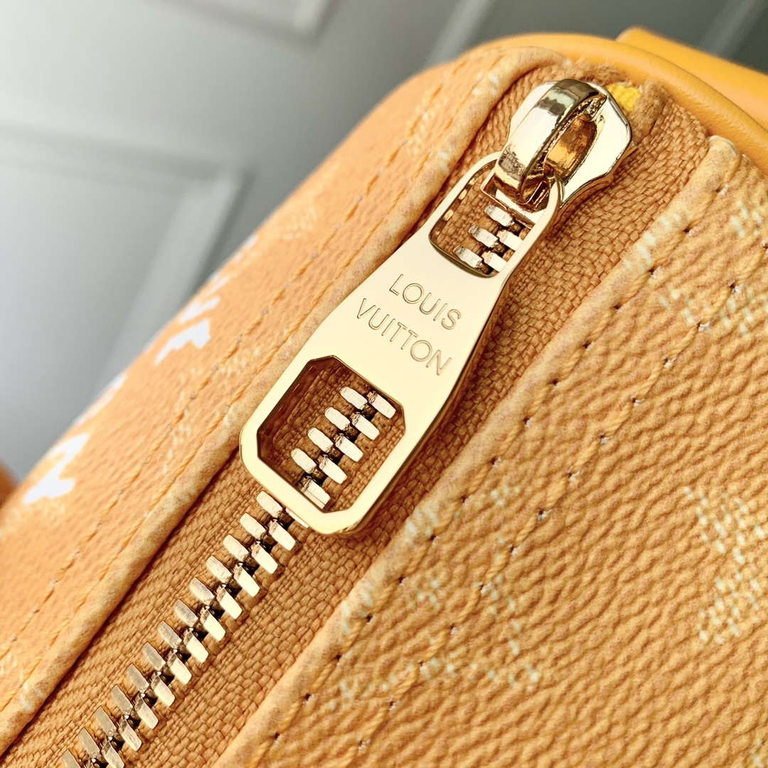 LV M13166 Louis Vuitton Keepall Bandouliere 25 Bag Yellow