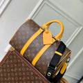 LV M13201 Louis Vuitton Keepall Bandouliere 35 Monogram Yellow - Default Title - View 1
