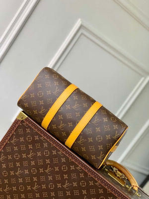 LV M13201 Louis Vuitton Keepall Bandouliere 35 Monogram Yellow - Default Title - View 4