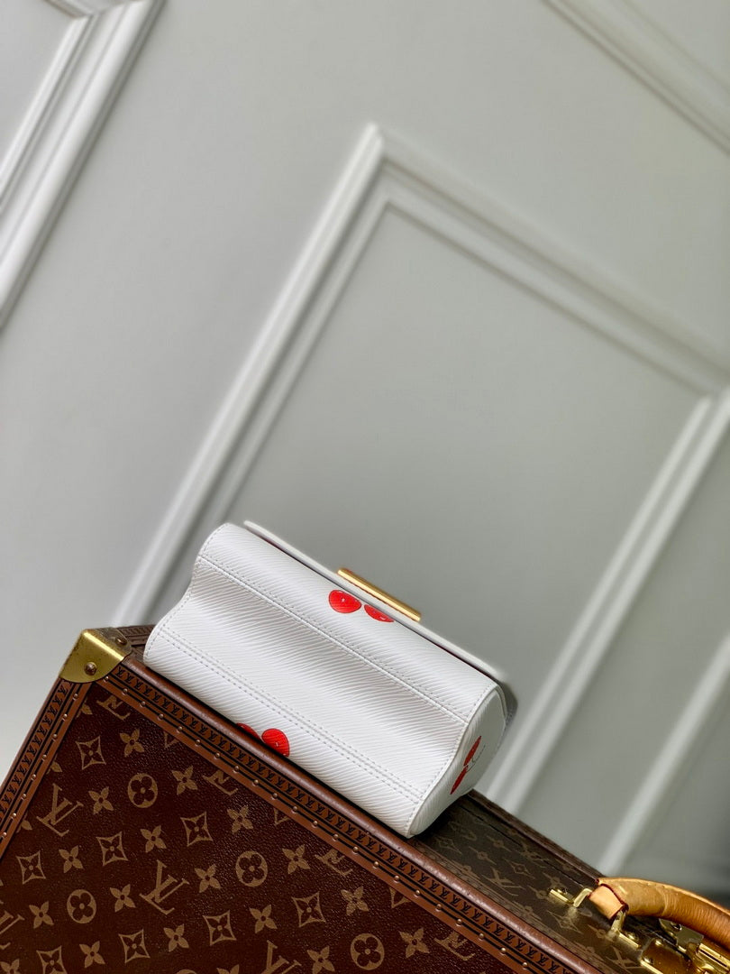 LV M13239 Louis Vuitton LV x TM Twist PM Handbag White