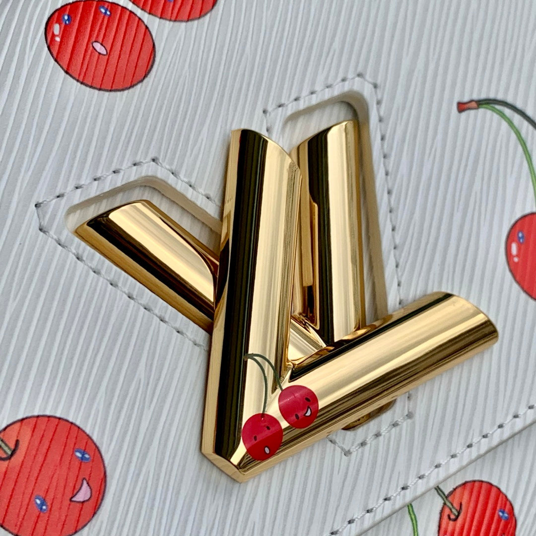 LV M13239 Louis Vuitton LV x TM Twist PM Handbag White